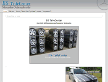 Tablet Screenshot of bs-teilecenter.de